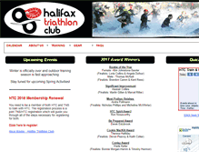 Tablet Screenshot of halifaxtriathlonclub.ca